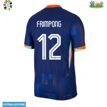 Nederland Jeremie Frimpong #12 Bortedrakt EM 2024 Kortermet